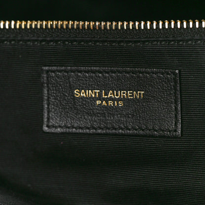 Saint Laurent Lambskin Quilted Maxi Icare Shopping Tote Black 7 of 14