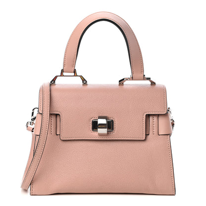 Miu Miu Goatskin Madras Click Top Handle Tote Orchidea 1 of 9