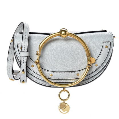 Chloe Calfskin Small Nile Bracelet Minaudiere Bag Airy Grey 1 of 11