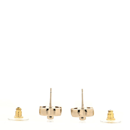 Chanel Metal CC Turnlock Earrings Gold 3 of 4
