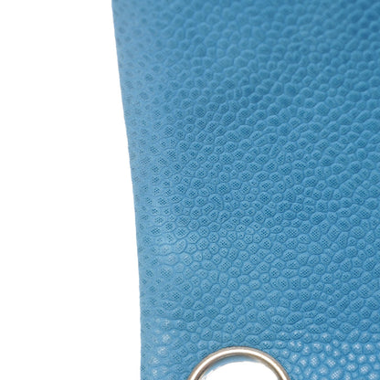 Chanel Iridescent Caviar Quilted Mini Square Flap Blue 9 of 9