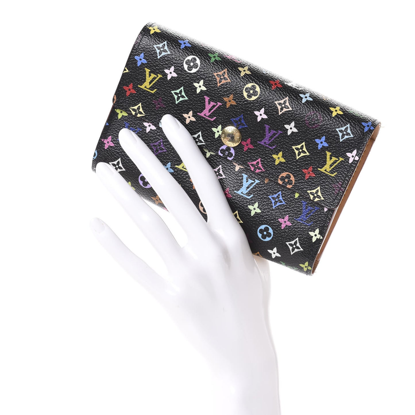 Monogram Multicolor Alexandra Wallet Black