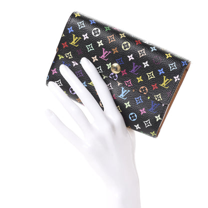Louis Vuitton Monogram Multicolor Alexandra Wallet Black 2 of 6