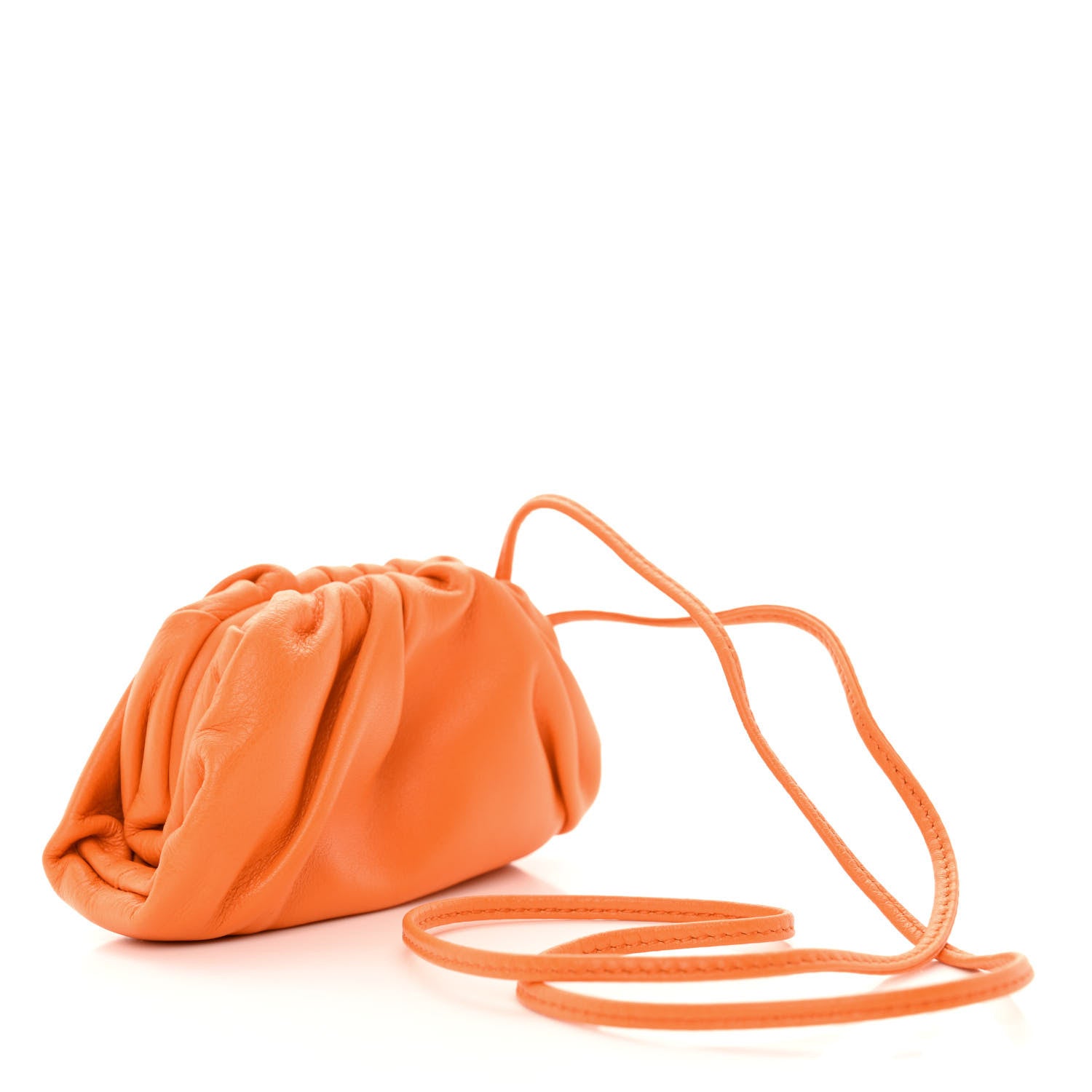 Bottega Veneta Butter Calfskin Coin Purse Orange 3 of 10