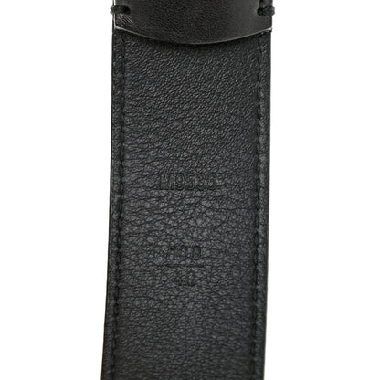 Louis Vuitton Calfskin Belt 100 40 Black 3 of 6