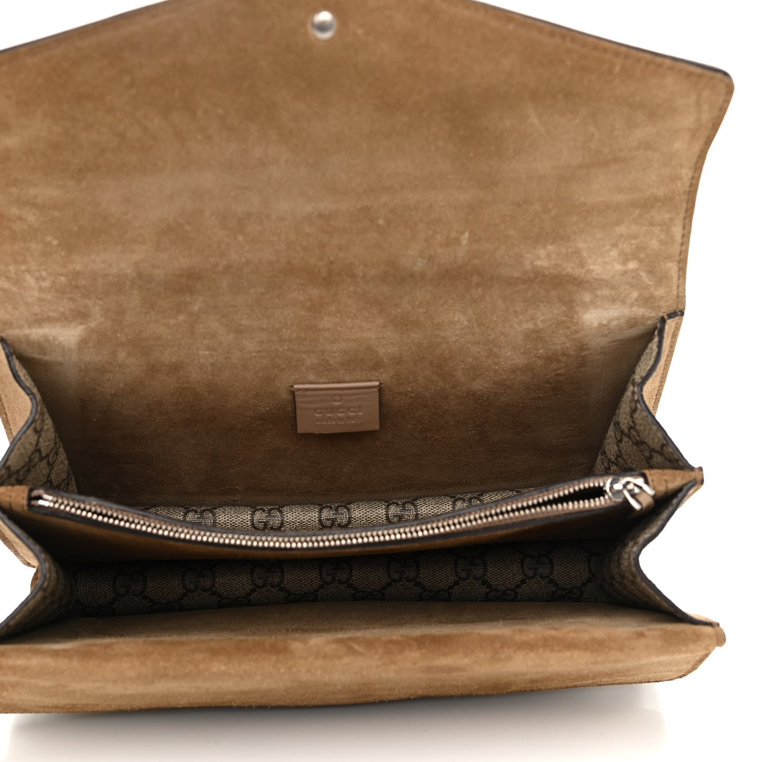 Gucci GG Supreme Monogram Small Dionysus Shoulder Bag Taupe 7 of 12