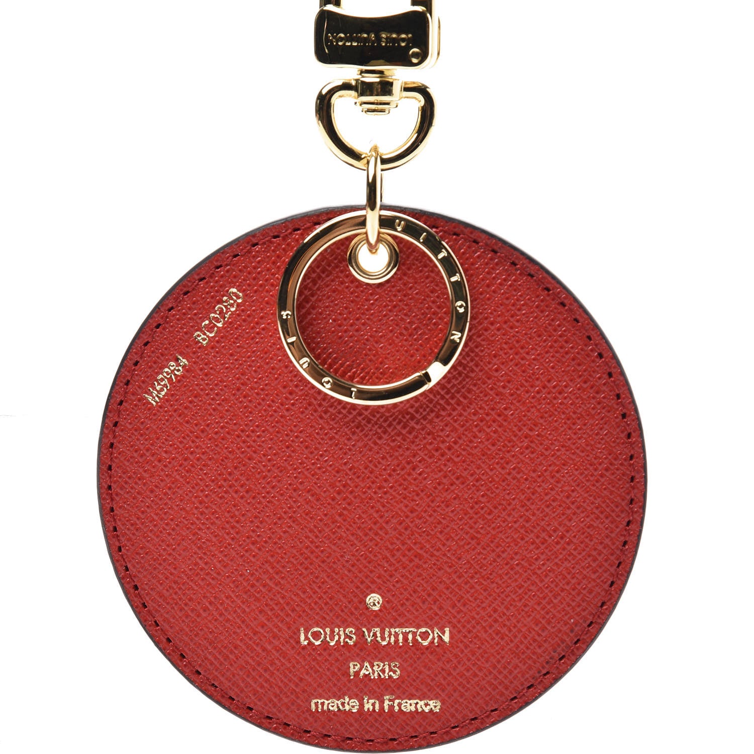 Louis Vuitton Monogram 2020 Christmas Animation Bumper Cars Bag Charm Key Ring Coquelicot 3 of 4