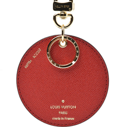 Louis Vuitton Monogram 2020 Christmas Animation Bumper Cars Bag Charm Key Ring Coquelicot 3 of 4