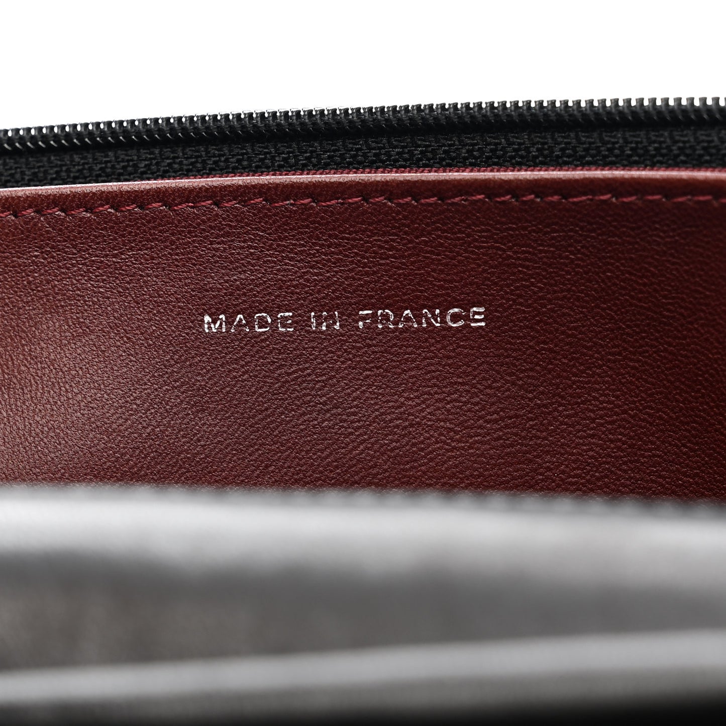 Lambskin Quilted Wallet On Chain WOC Black