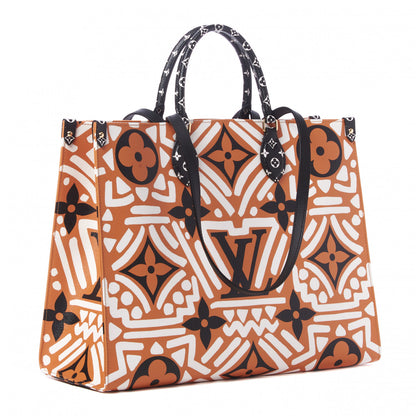 Louis Vuitton Monogram Giant Crafty Onthego GM Crème Caramel 2 of 8