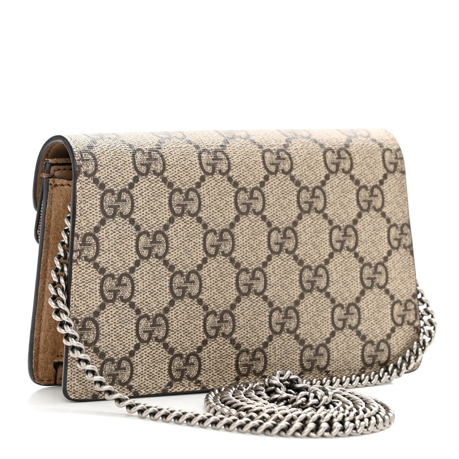 Gucci GG Supreme Monogram Super Mini Dionysus Shoulder Bag Taupe 3 of 9