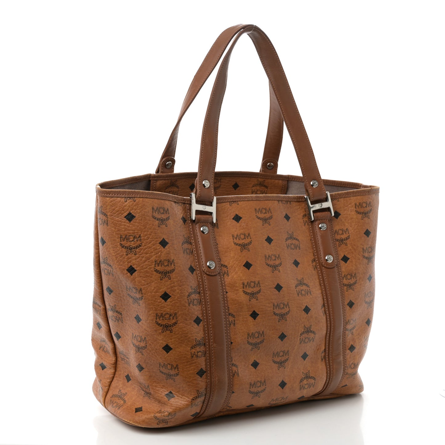 Visetos Shopping Tote Cognac