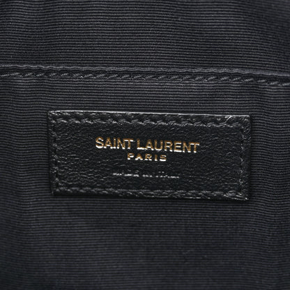 Saint Laurent Calfskin Matelasse Monogram Lou Camera Bag Navy 6 of 10