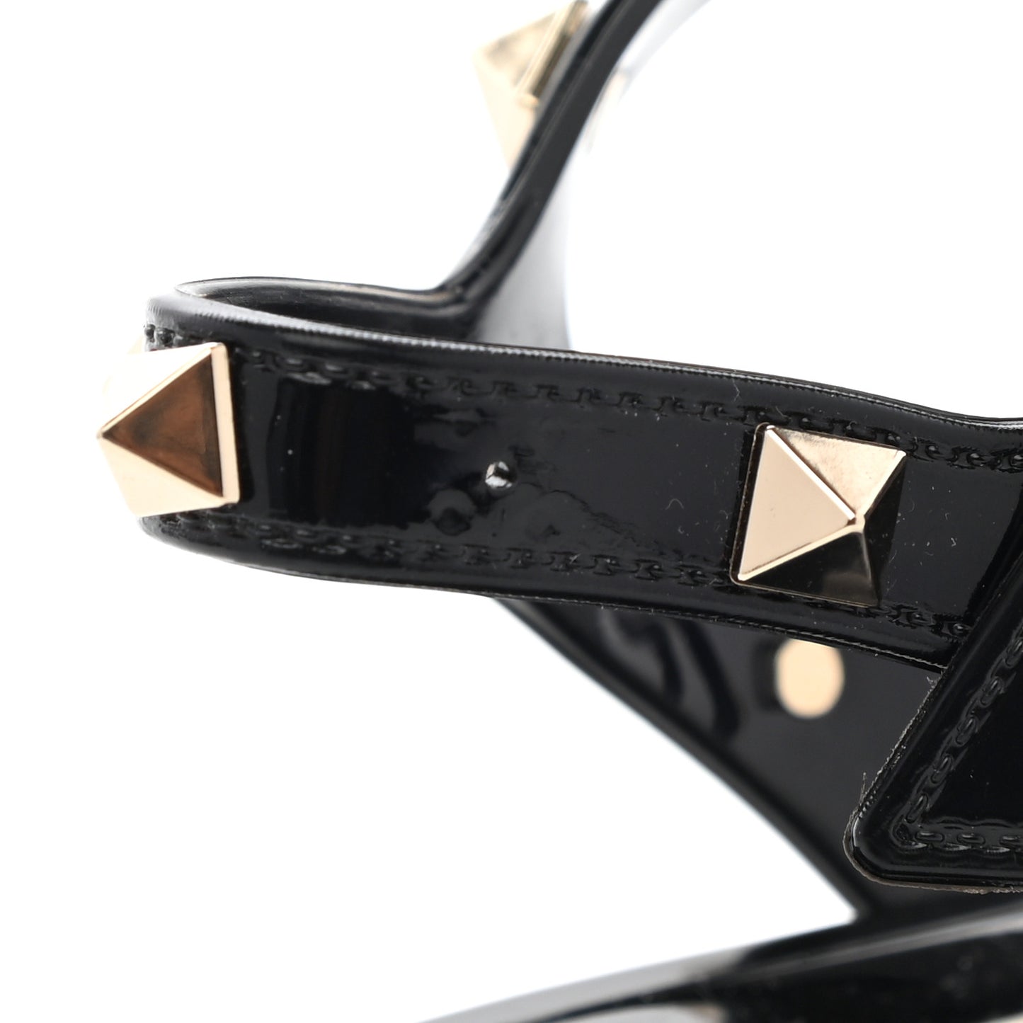 PVC Jelly Rockstud Caged Sandals 40 Black