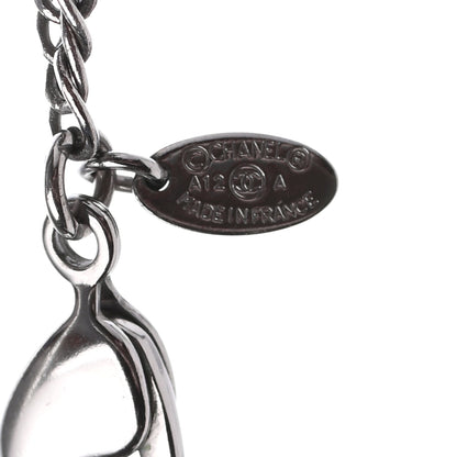 Chanel Ruthenium Baroque CC Pendant Necklace Black 5 of 5