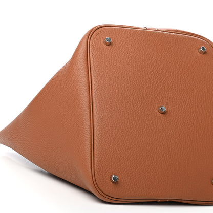 Hermes Taurillon Clemence Picotin Lock 26 GM Gold 6 of 9