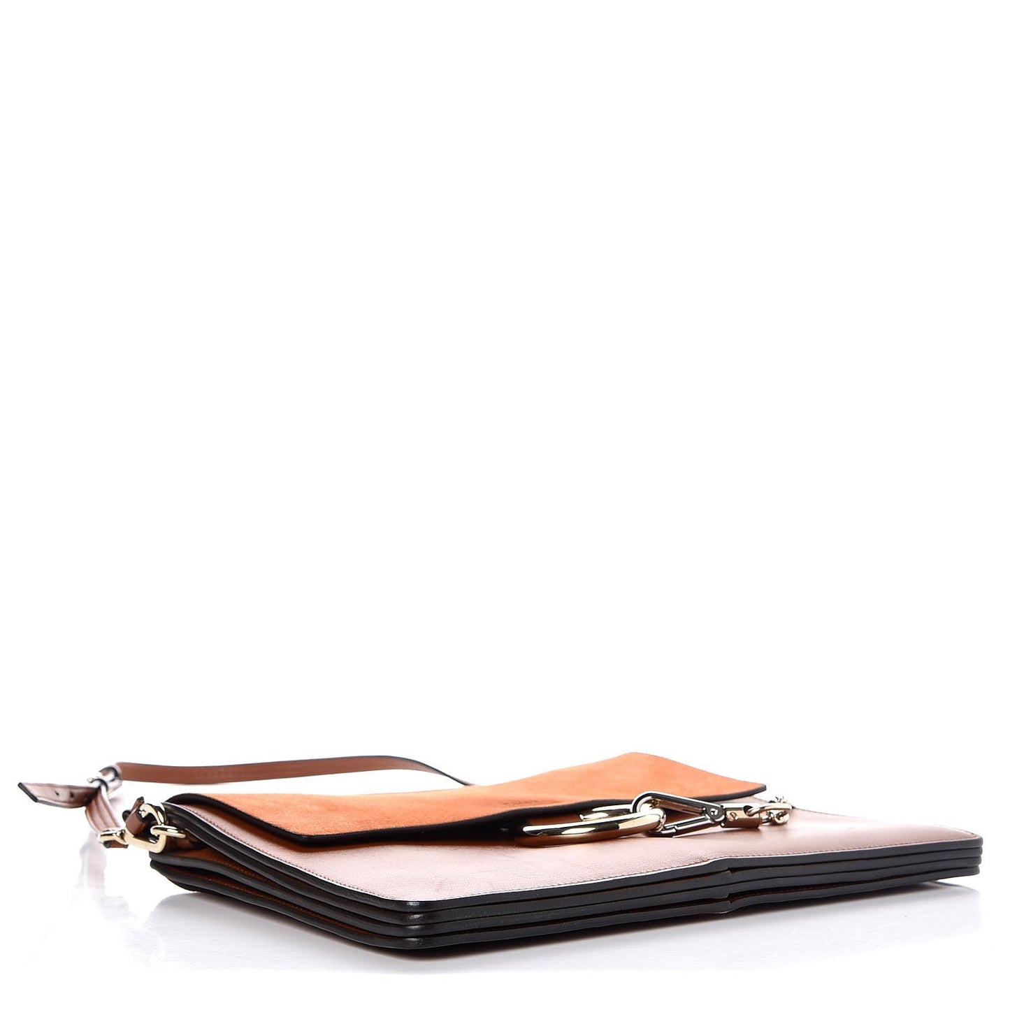 Suede Calfskin Medium Faye Shoulder Bag Tobacco