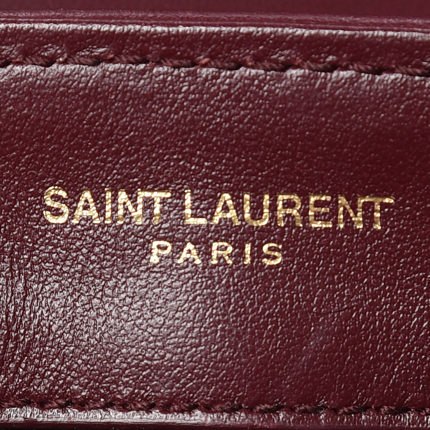 Saint Laurent Calfskin Y Quilted Monogram Toy Loulou Crossbody Bag Rouge 8 of 9