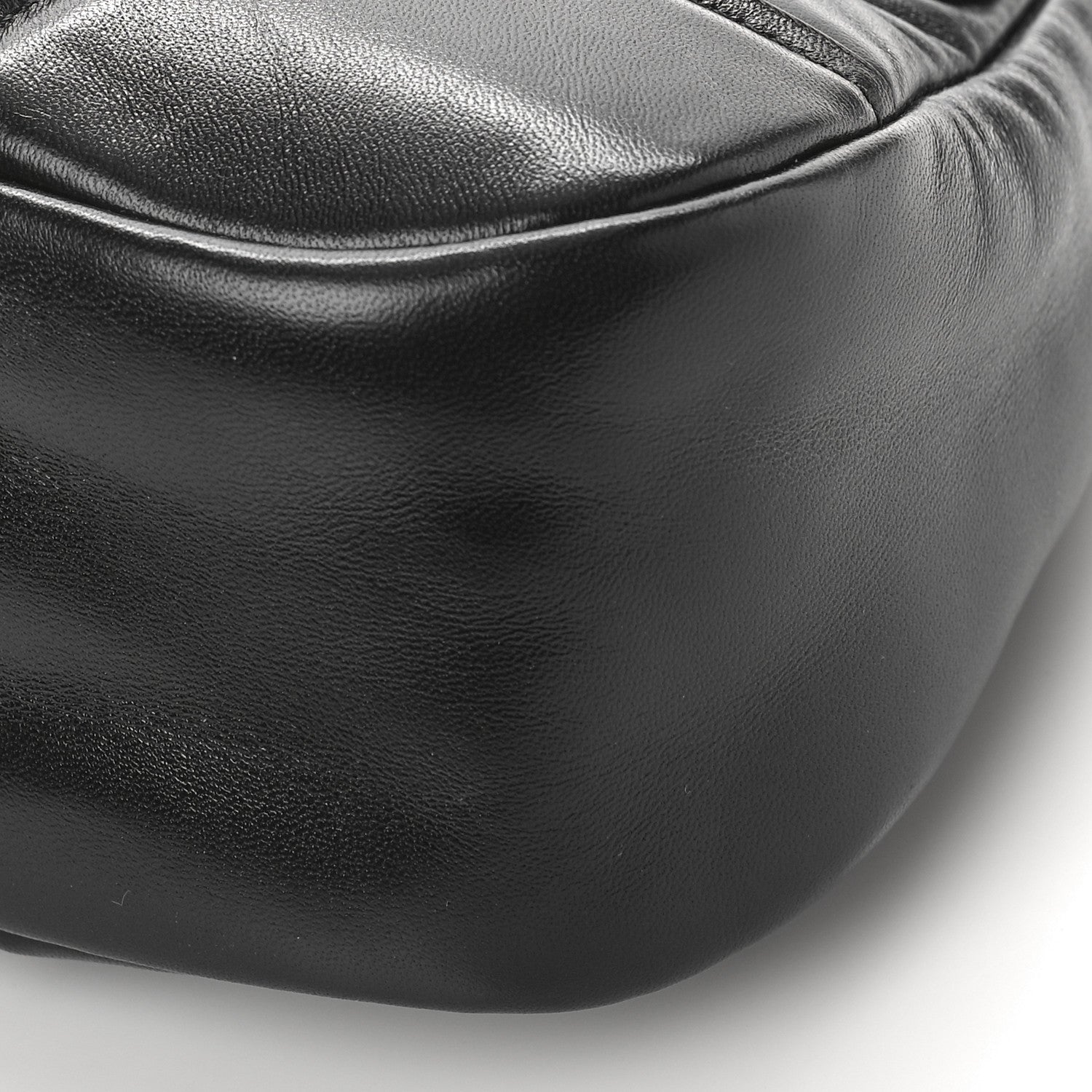 Prada Nappa Soft Padded Re-Edition 2002 Moon Bag Black 8 of 9