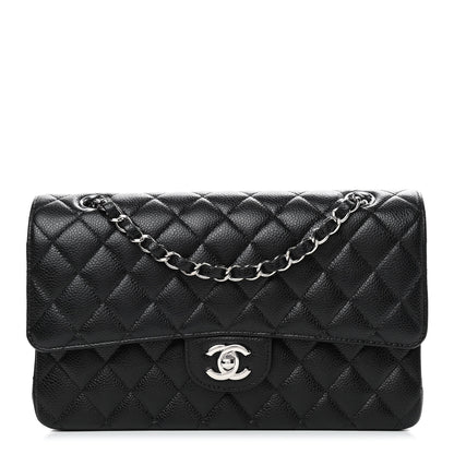 Chanel Caviar Quilted Medium Double Flap Black 1 of 9