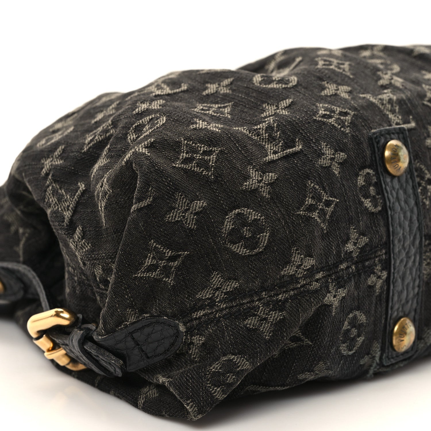 Louis Vuitton Denim Neo Cabby MM Black 9 of 13