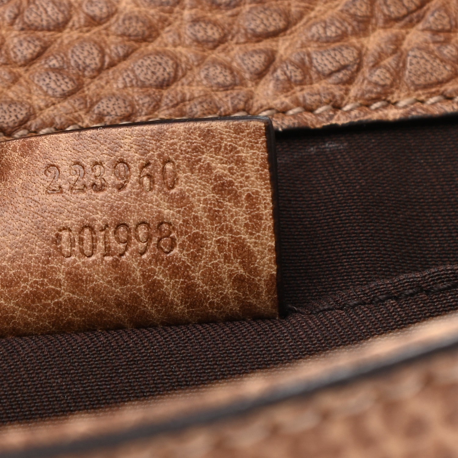 Gucci Calfskin New Pelham Clutch Brown 7 of 7