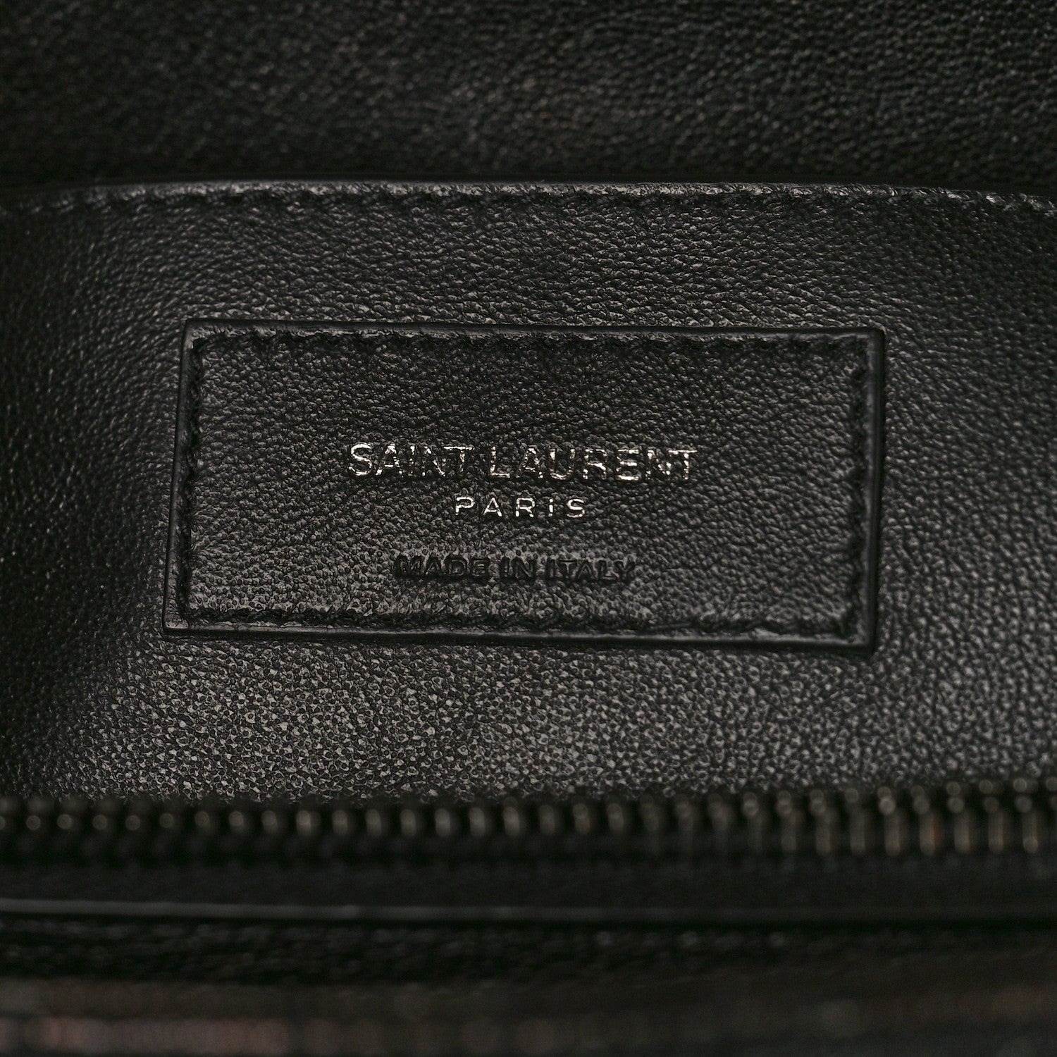 Saint Laurent Sheepskin Matelasse Chevron Monogram Large College Satchel Black 6 of 10