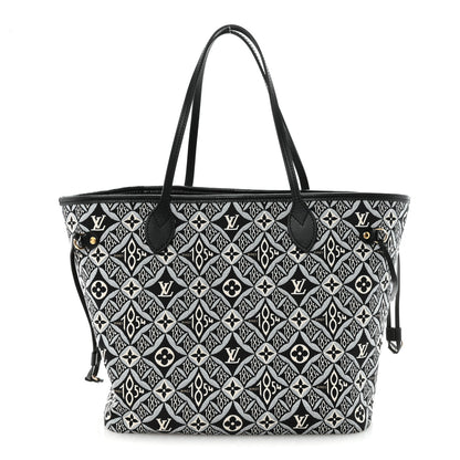 Louis Vuitton Jacquard Since 1854 Neverfull MM Grey 1 of 10