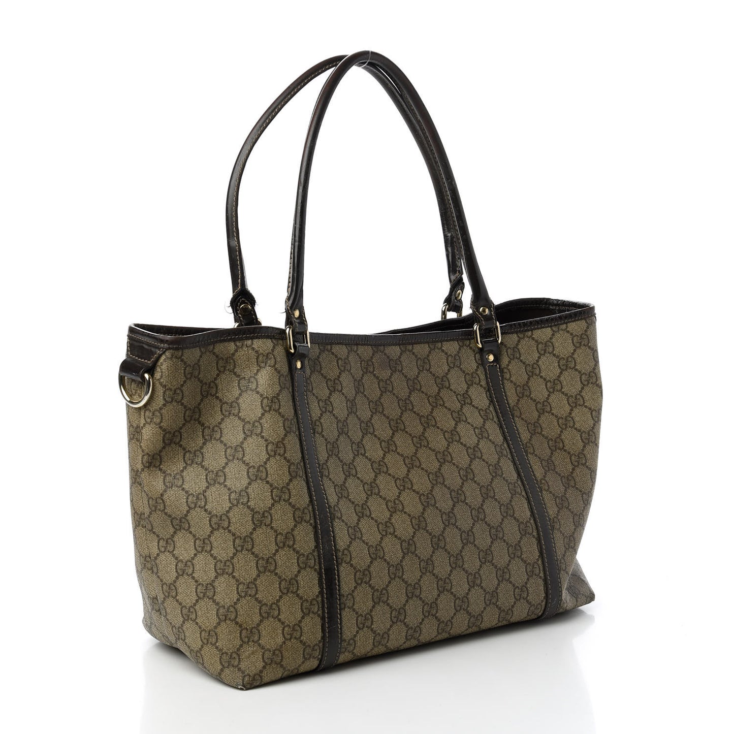 GG Plus Monogram Medium Joy Tote Brown