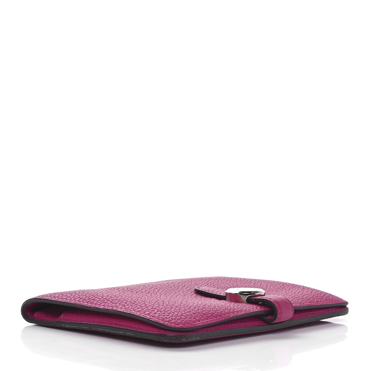 Hermes Togo Dogon Compact Wallet Rose Pourpre 4 of 9