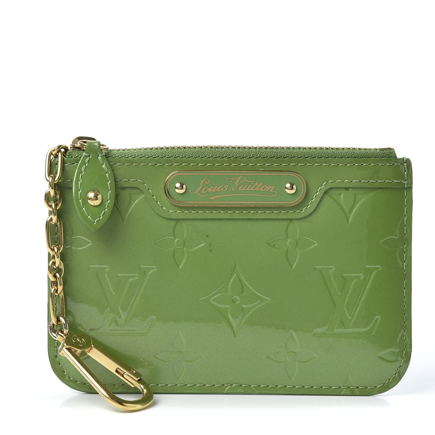 Louis Vuitton Vernis Key Pouch Vert Tonic 1 of 7