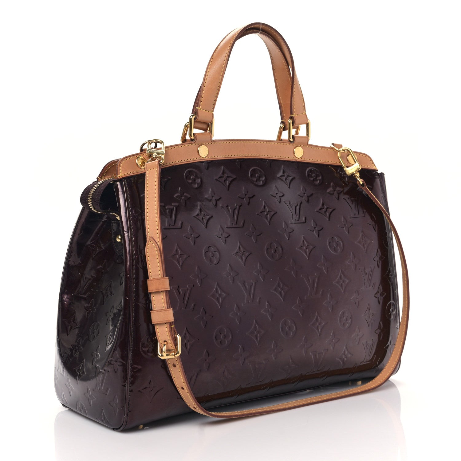 Louis Vuitton Vernis Brea GM Amarante 3 of 8
