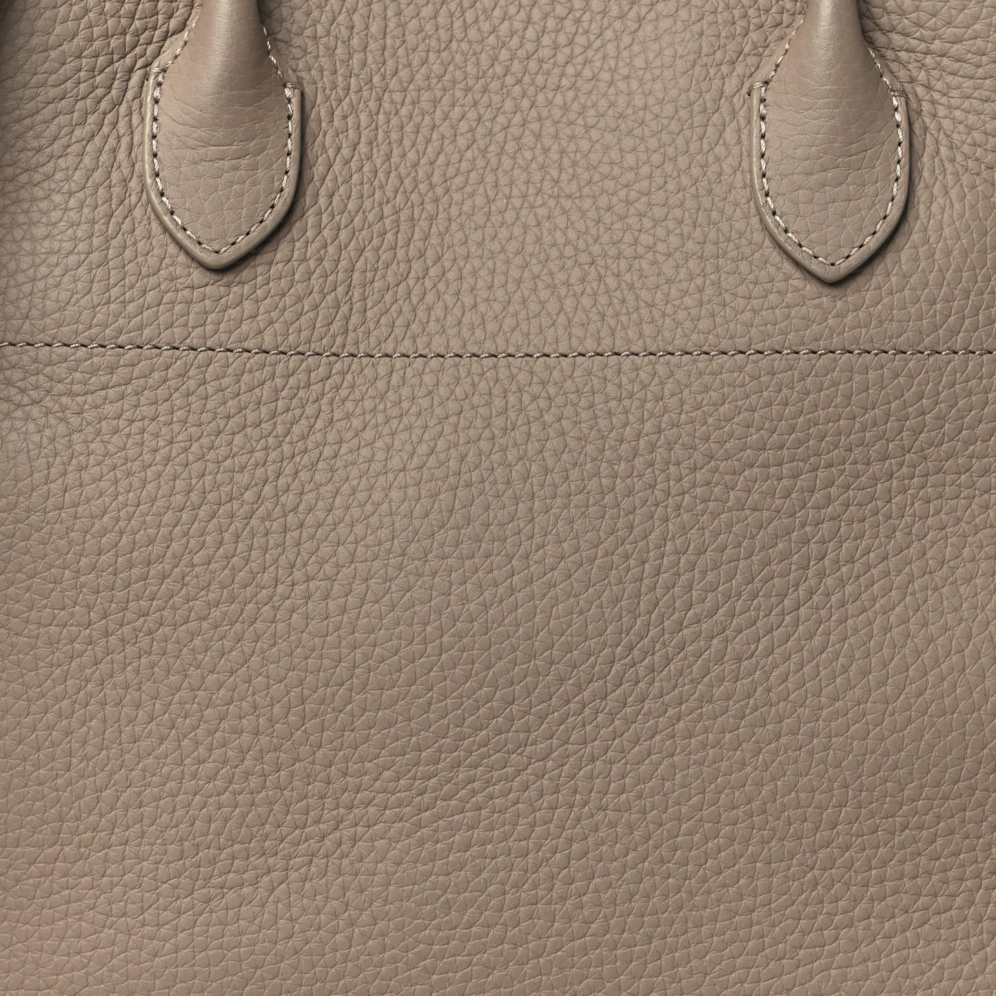 Matte Grained Calfskin Soft Margaux 12 Dark Taupe