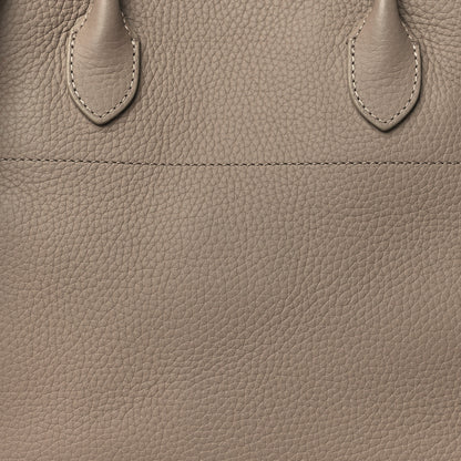The Row Matte Grained Calfskin Soft Margaux 12 Dark Taupe 7 of 9