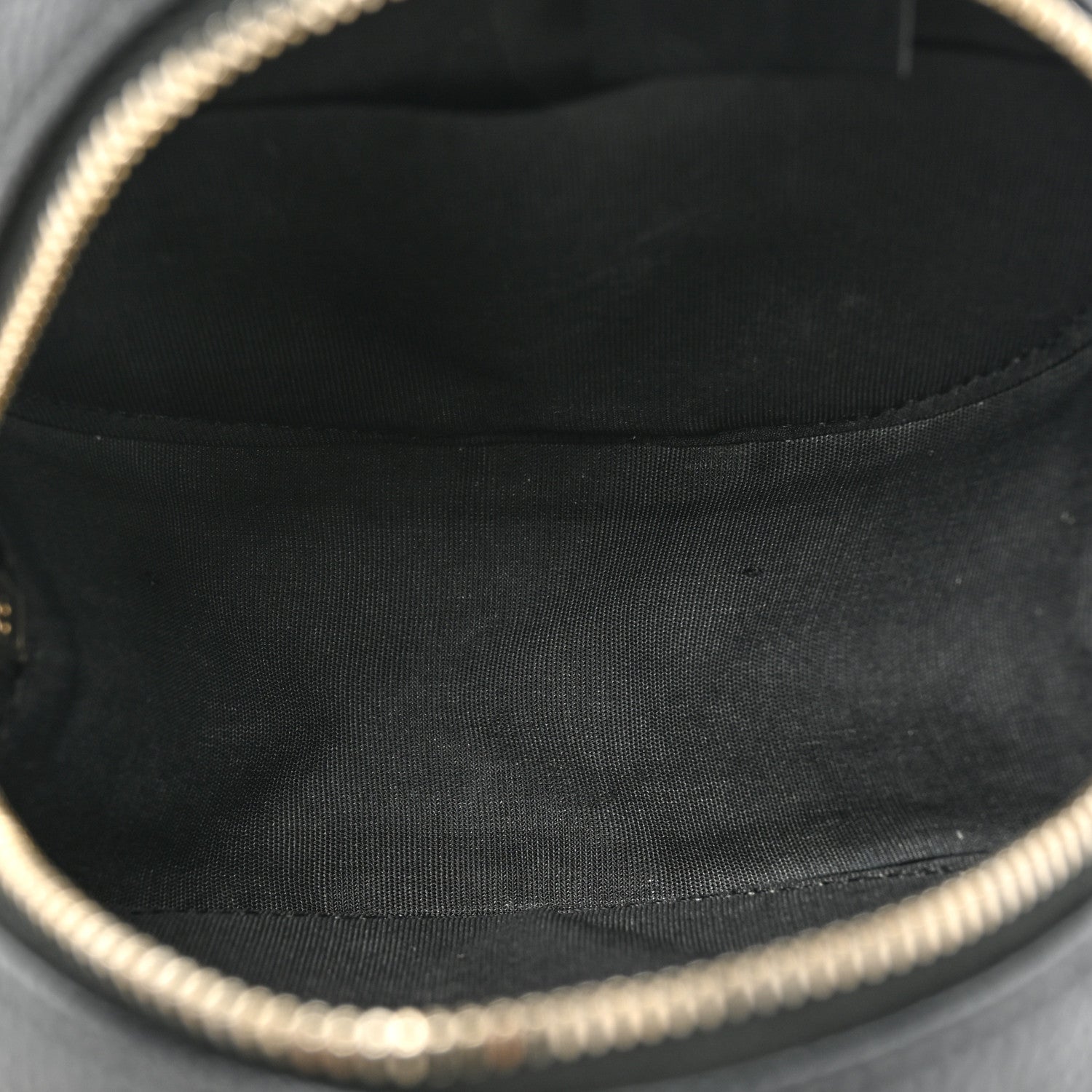 Chanel Caviar Quilted Round Filigree Crossbody Black 5 of 13