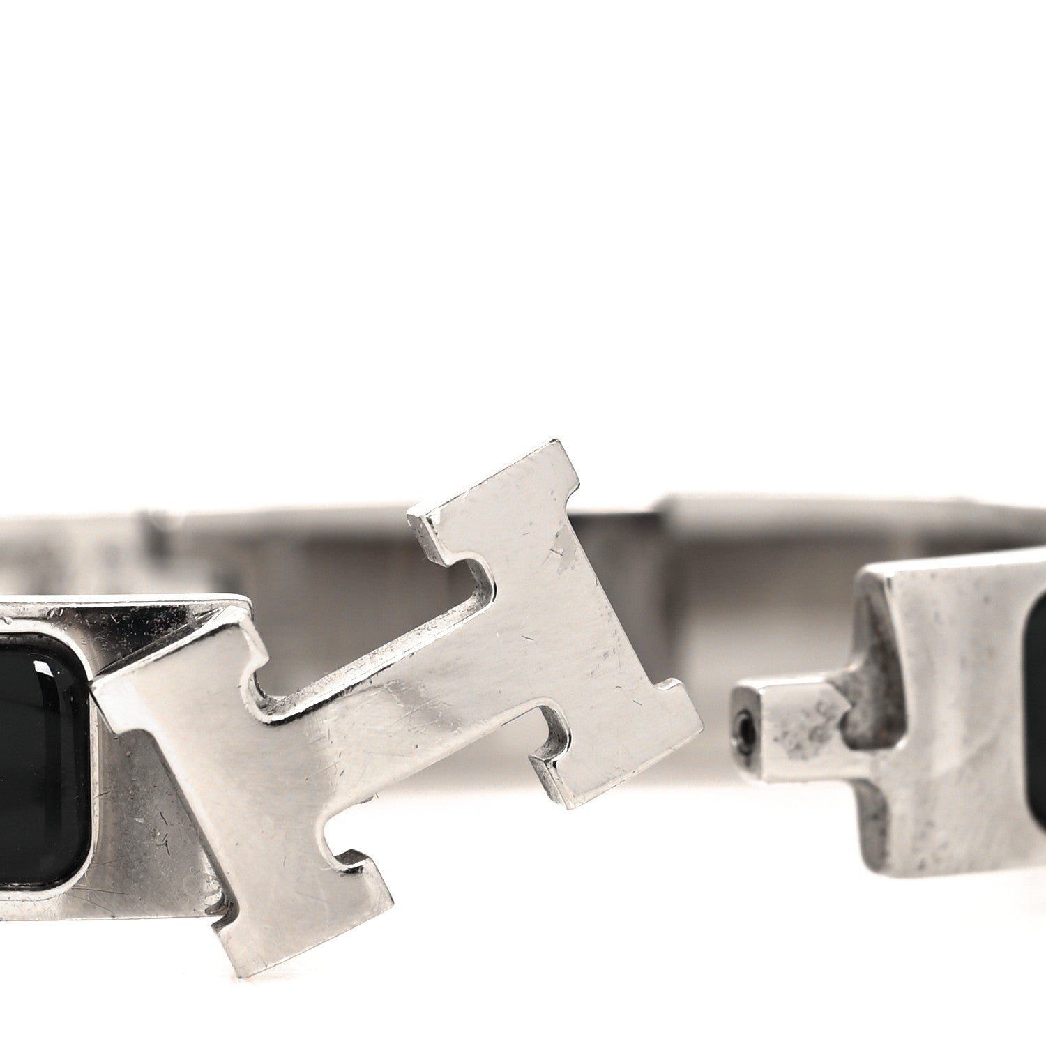 Hermes Enamel Narrow Clic Clac H Bracelet PM Black 4 of 5