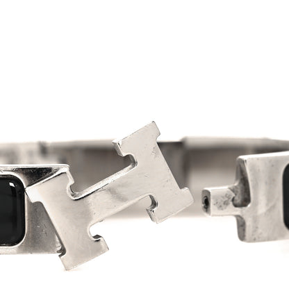 Hermes Enamel Narrow Clic Clac H Bracelet PM Black 4 of 5