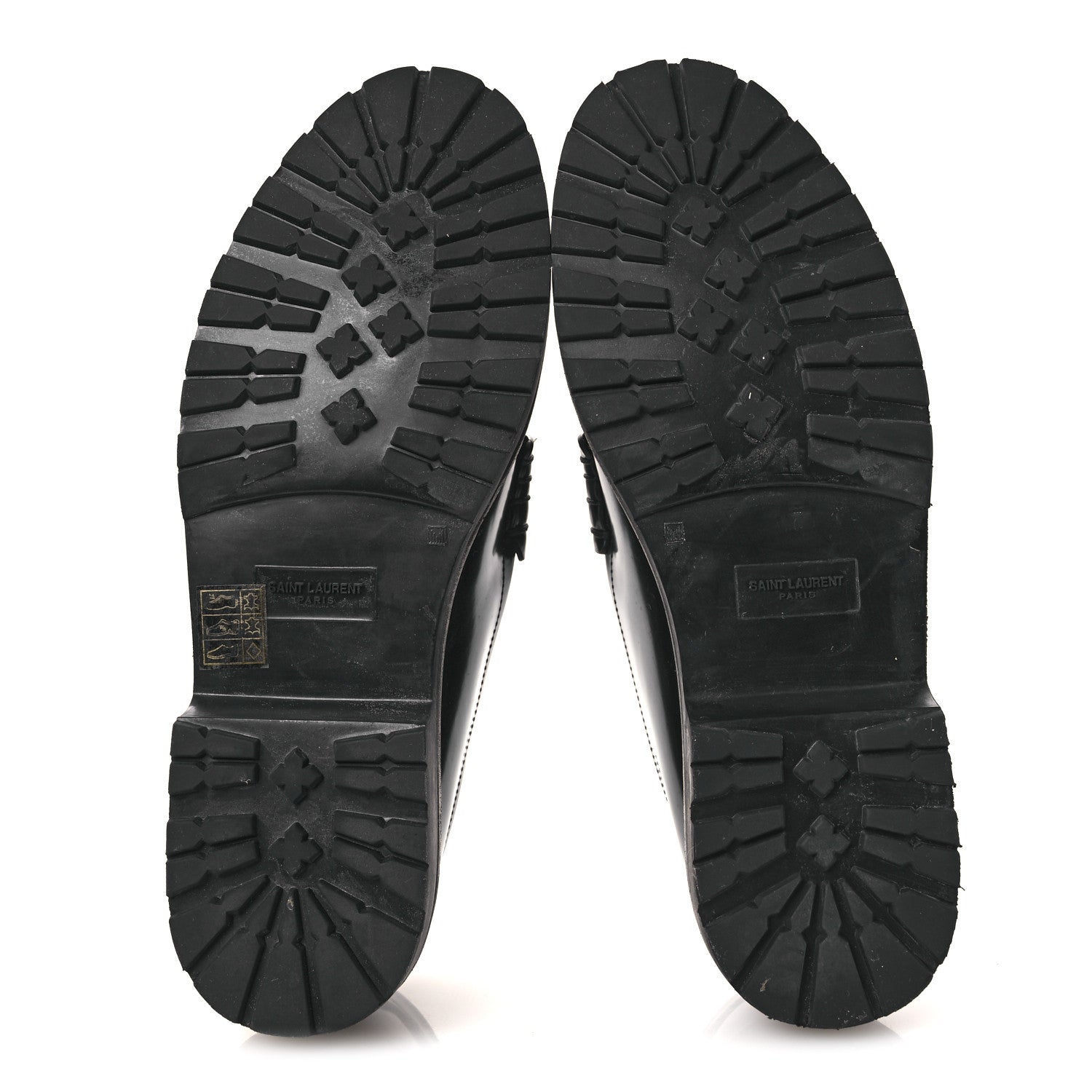 Saint Laurent Patent Tribute 75 Platform Sandals 39 Black 14 of 24