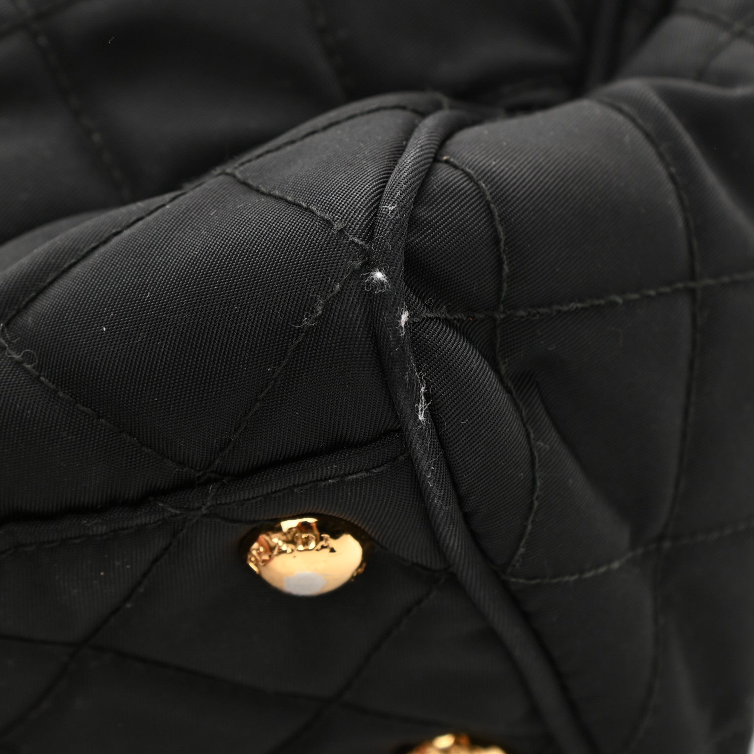 Prada Nylon Tessuto Impuntu Quilted Flap Black 12 of 13