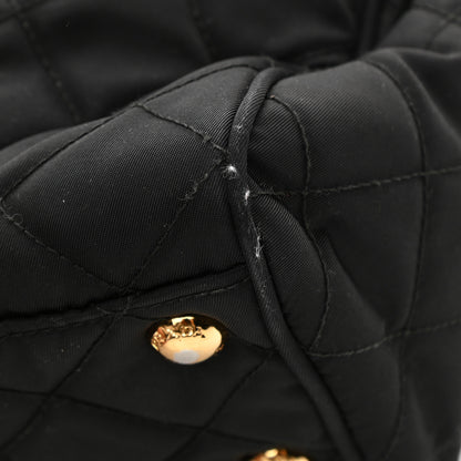 Prada Nylon Tessuto Impuntu Quilted Flap Black 12 of 13