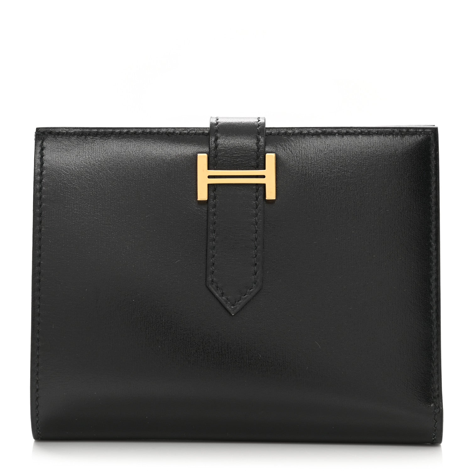 Hermes Box Bearn Compact Wallet Black 1 of 6