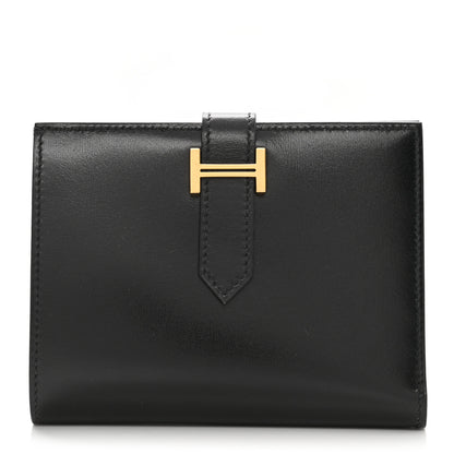 Hermes Box Bearn Compact Wallet Black 1 of 6