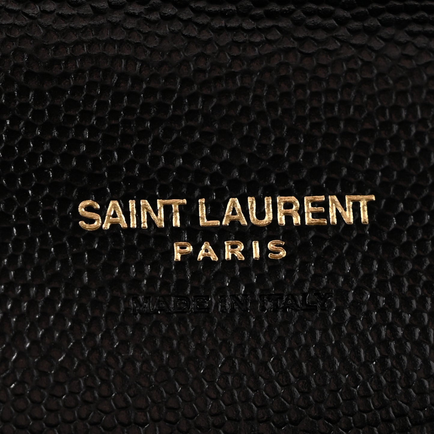 Grain De Poudre Matelasse Chevron Monogram Envelope Clutch Black