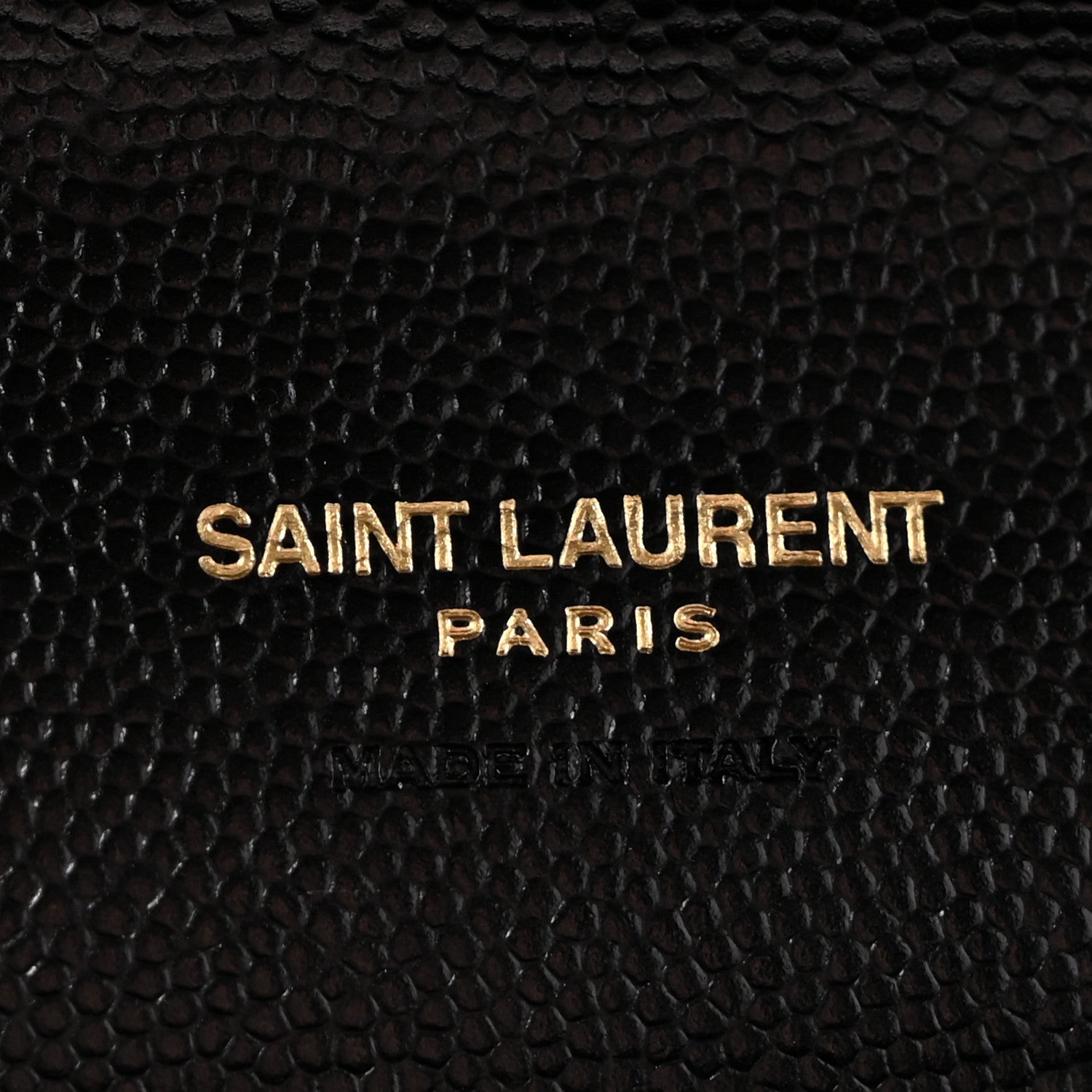 Saint Laurent Grain De Poudre Matelasse Chevron Monogram Envelope Clutch Black 6 of 12