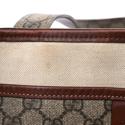 Gucci GG Plus Monogram Medium Signature Web Loop Tote Light Brown 14 of 23