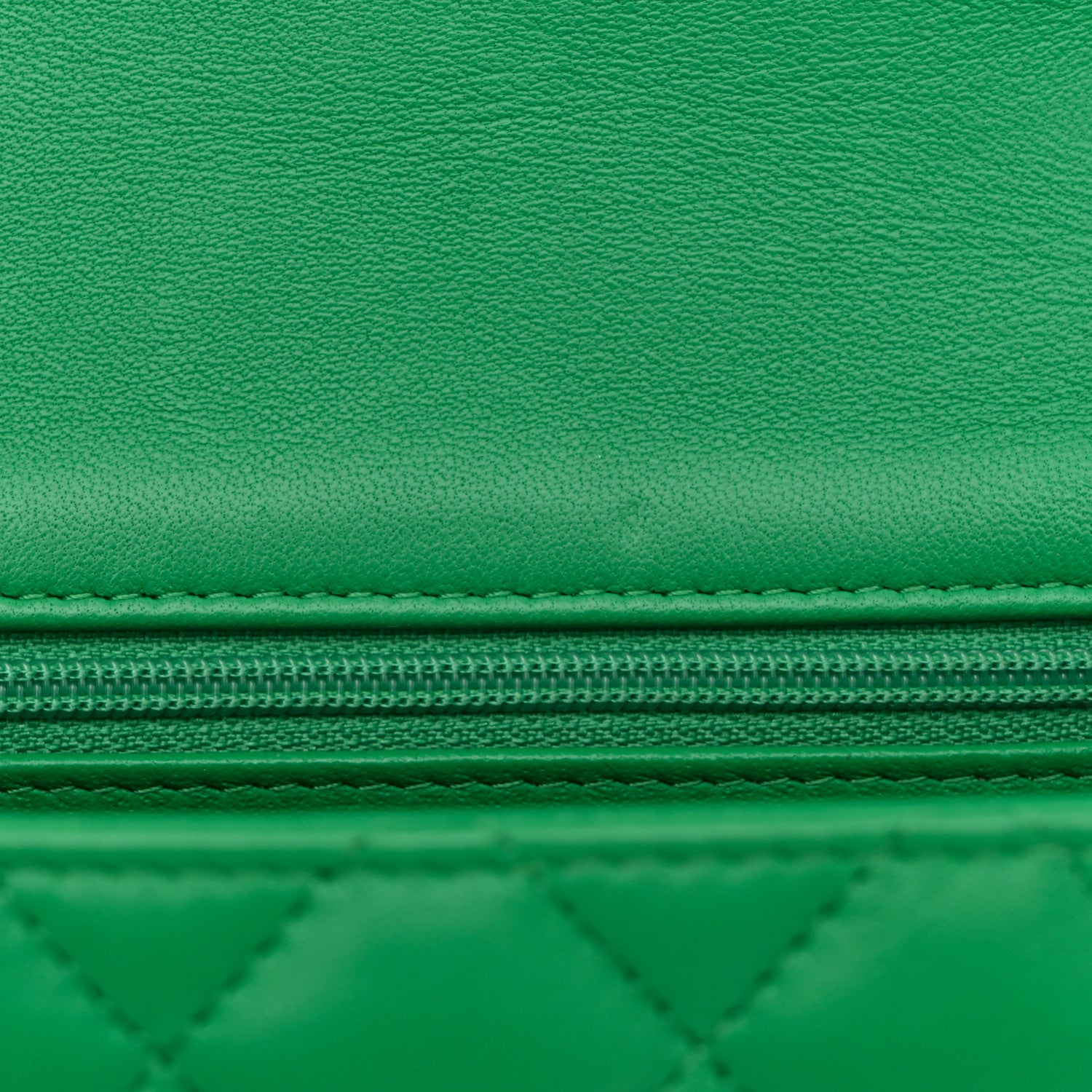 Chanel Lambskin Quilted Mini Square Flap Green 11 of 11