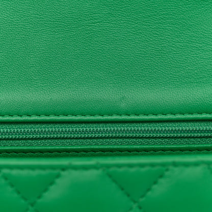Chanel Lambskin Quilted Mini Square Flap Green 11 of 11