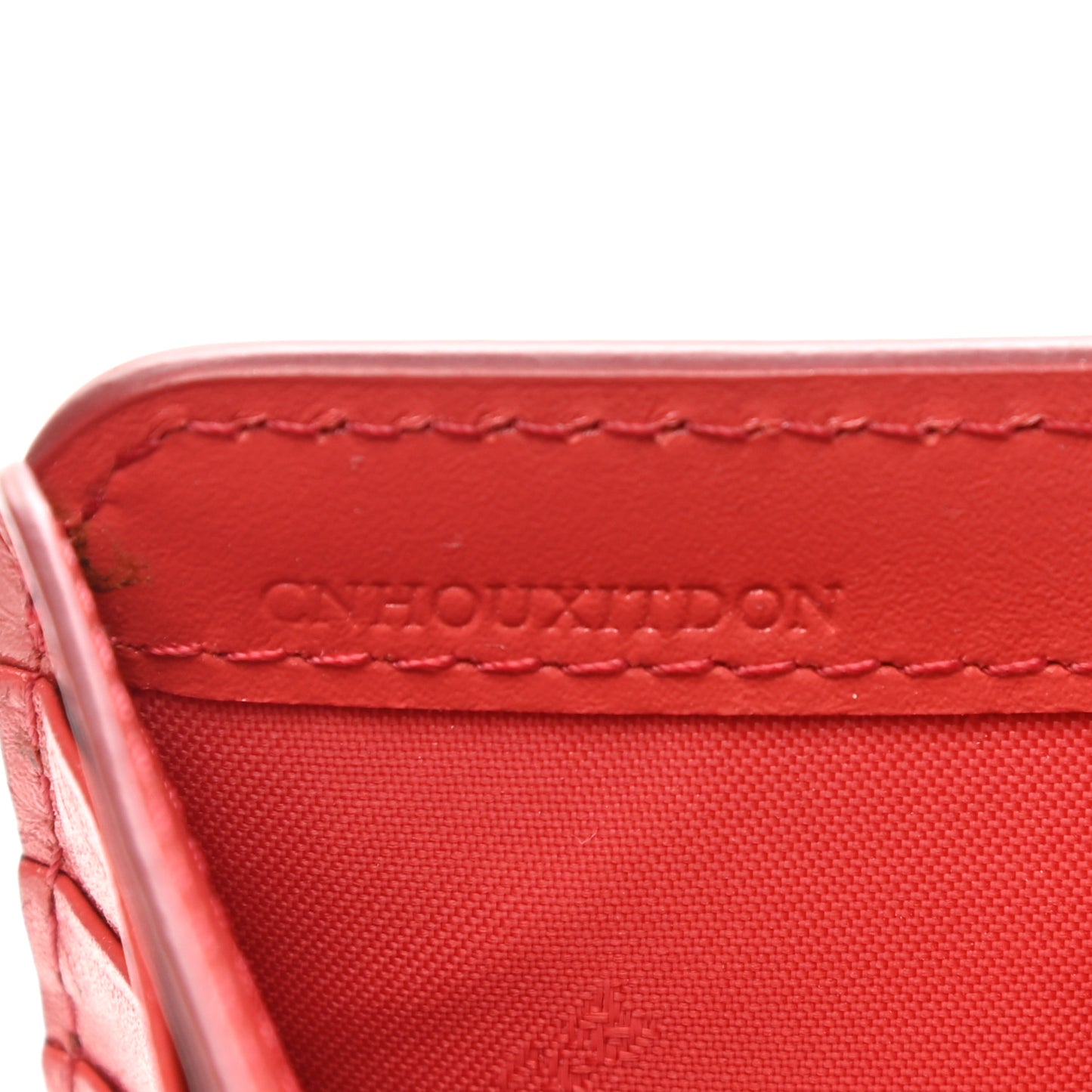 Calfskin Horseferry Check Medium Marston Zip Around Wallet Parade Red