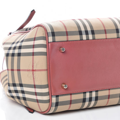Burberry Horseferry Check Small Canterbury Tote Antique Rose 22 of 28