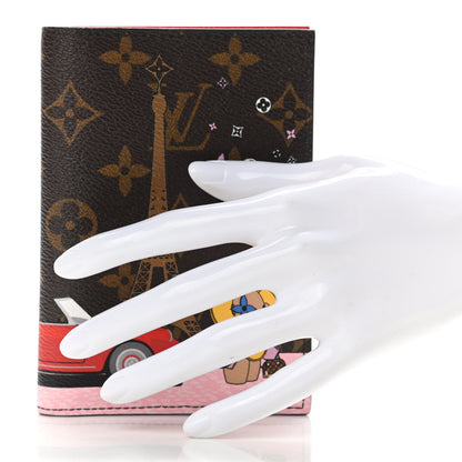 Louis Vuitton Monogram 2019 Christmas Animation Passport Cover Rouge 2 of 6